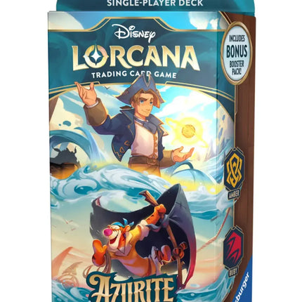 Disney Lorcana TCG – Azurite Sea Starter Deck: Jim Hawkins & Tigger