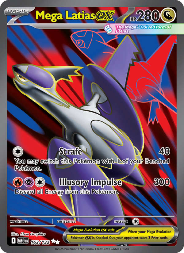Mega Latias ex Ultra Rare (163/132) Mega Evolution