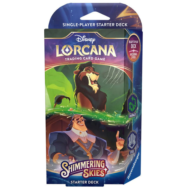 Disney Lorcana – Shimmering Skies – Scar & Kronk Starter Deck 