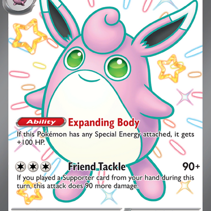 Wigglytuff ex Shiny Ultra Rare (222/91) Paldean Fates