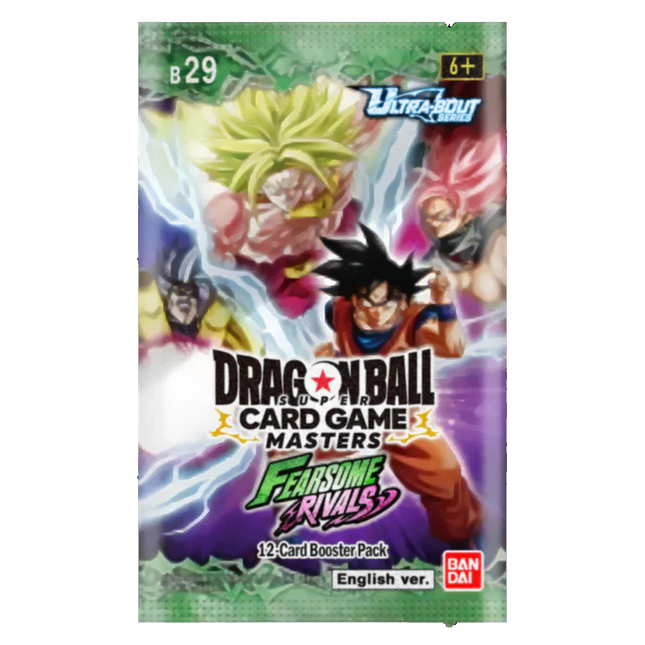 Dragon Ball Super Card Game Masters – Fearsome Rivals Booster PACK (B29)