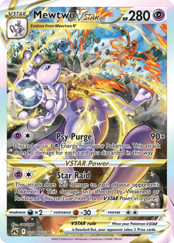 Mewtwo VSTAR #GG44 (Crown Zenith Galarian Gallery)