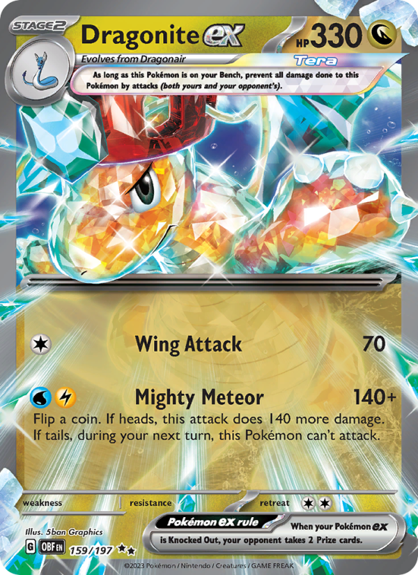 Dragonite ex Double rare (159/197) Obsidian Flames