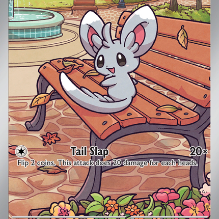 Minccino Illustration rare (152/86) Black Bolt