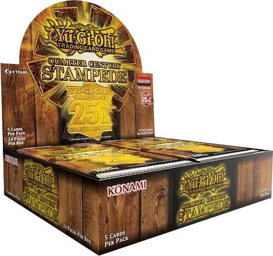 Yu-Gi-Oh! – Quarter Century Stampede Booster Display (24 Packs) – Bescards