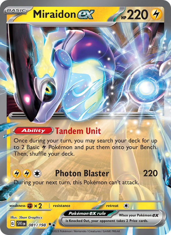 Miraidon ex Double rare (081/198) sv01