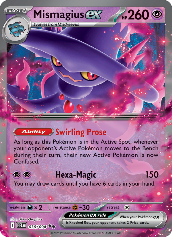 Mismagius ex Double rare (036/94) Phantasmal Flames