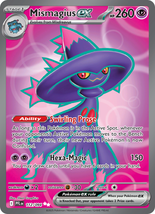 Mismagius ex Ultra Rare (112/94) Phantasmal Flames