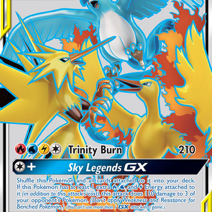 Moltres & Zapdos & Articuno GX Ultra Rare (66/68) Hidden Fates