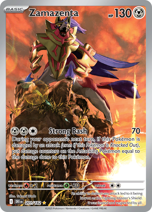 Zamazenta Illustration rare (201/182) Destined Rivals