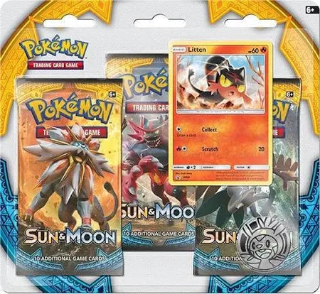 Pokemon Sun & Moon 3-Pack Blister (1 willekeurig) – Bescards