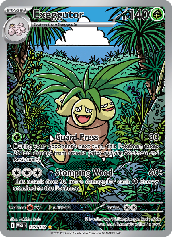 Exeggutor Illustration rare (135/132) Mega Evolution