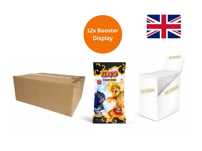 Naruto TCG 2nd Set - Shinobi Shiren - 1st Edition Booster Box CASE