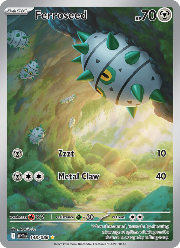 Ferroseed Illustration rare (148/86) White Flare