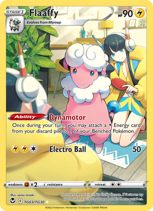 Flaaffy Holo Rare (TG03/195) Silver Tempest