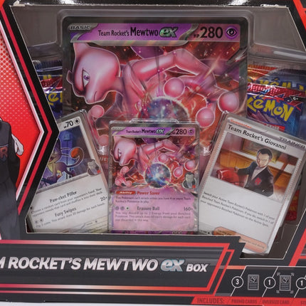 Pokemon Team Rocket’s Mewtwo ex Box