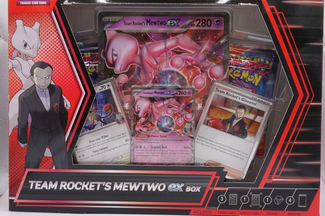 Pokemon Team Rocket’s Mewtwo ex Box 