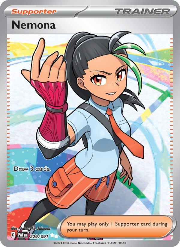 Nemona Ultra Rare (229/91) Paldean Fates