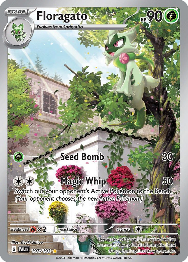 Floragato Illustration rare (197/193) Paldea Evolved