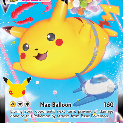 Flying Pikachu VMAX Holo Rare VMAX (7/25) Celebrations
