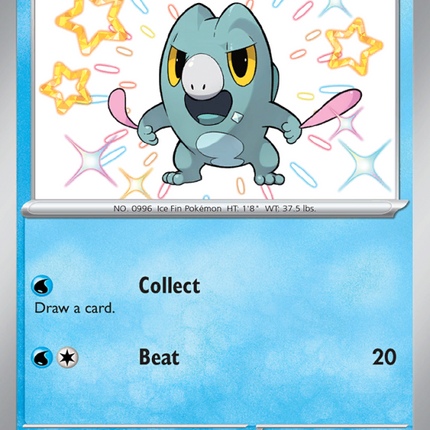 Frigibax Shiny rare (128/91) Paldean Fates