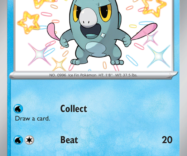 frigibax pokemon card value Shiny rare (128/91) Paldean Fates holofoil pattern or surface Pokémon TCG Battle Styles Options:Booster Bundle POKE25