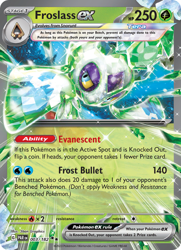 Froslass ex Double rare (003/182) Paradox Rift