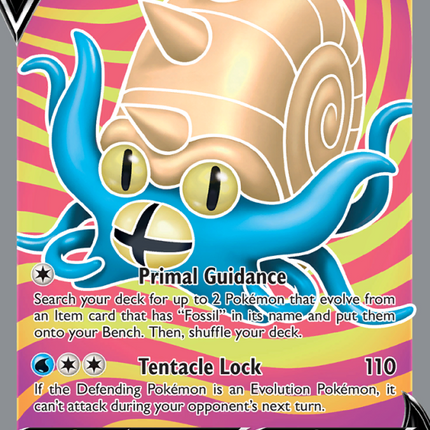 Omastar V Ultra Rare (174/195) Silver Tempest