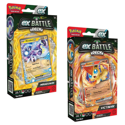 Pokemon Victini/Miraidon Ex Battle Deck (1 random)