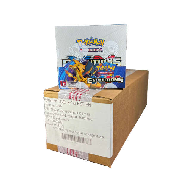 Pokemon XY Evolutions 6 Booster Box Case