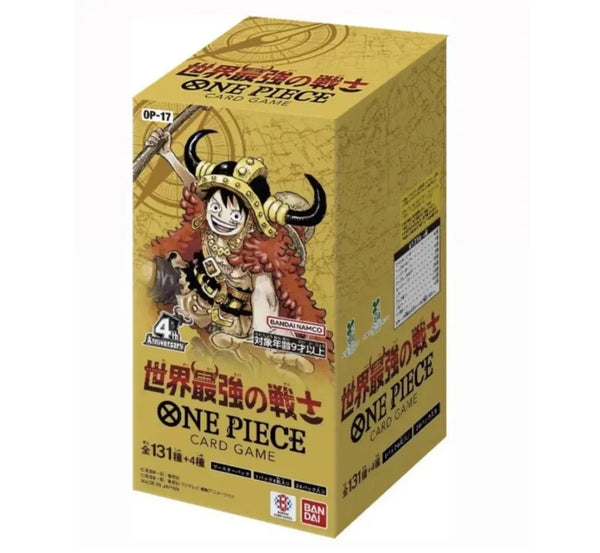 ONE PIECEカード THE BEST1box Pre-order ONE PIECE TCG: The World's Strongest Warriors OP17
