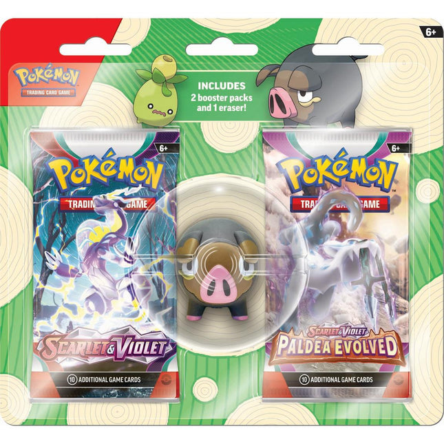 Pokémon Back to School Eraser Blister (1 willekeurig)