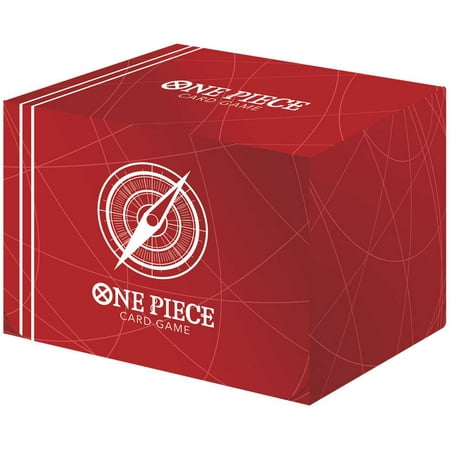 One Piece Clear Card Box - Standard Red