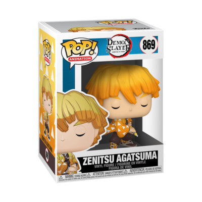 Funko Pop! Pop Animation: Demon Slayer Zenitsu Agatsuma Vinyl Figure - 10 CM