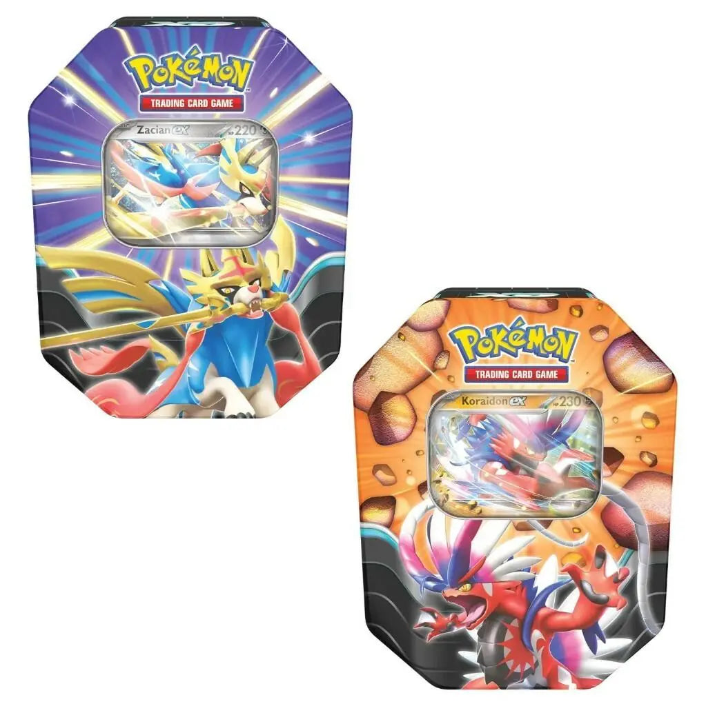 pokmon trading card game: slashing legends tin koraidon Pokmon Slashing Legends Tin Koraidon ex Foil Promo Card Booster Pack English