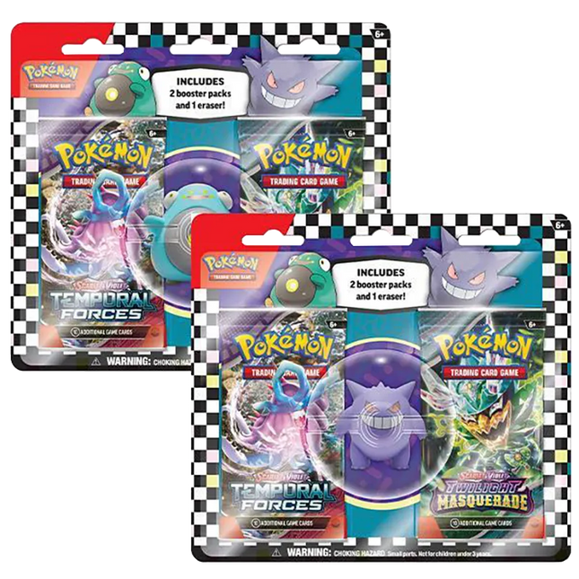 Pokémon TCG: Back To School Eraser Blister 2024