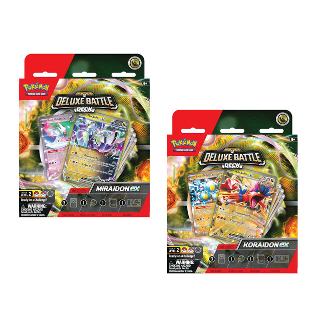 Pokémon – Deluxe Battle Deck Koraidon / Miraidon (Willekeurige Variant) 