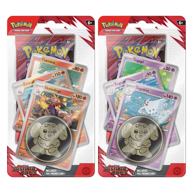 Pokémon – Destined Rivals Premium Blister Pack (1 willekeurig) 