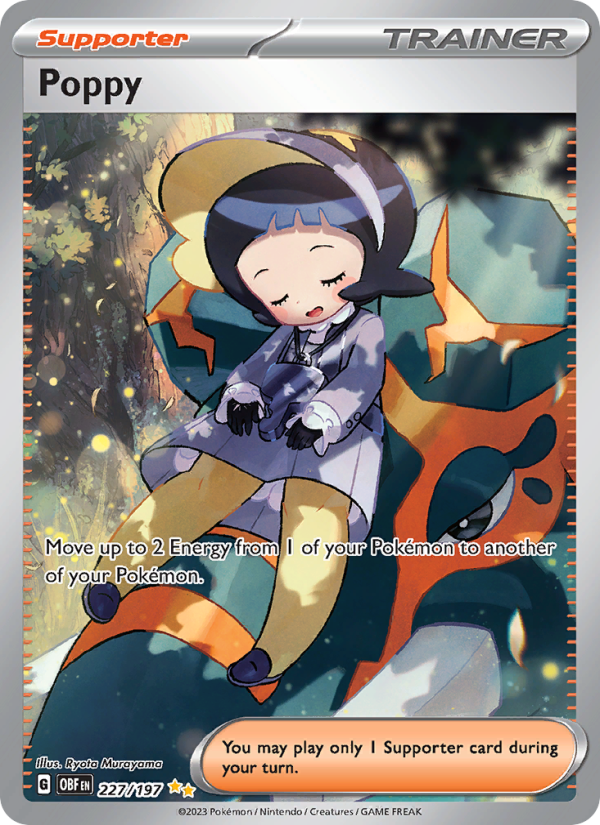 Poppy Special illustration rare (227/197) Obsidian Flames