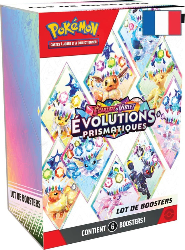 POKEMON - EV8.5 - Evolutions Prismatiques - Bundle 6 Boosters - FR