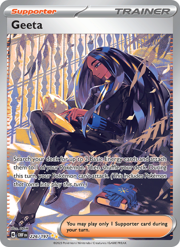 Geeta Special illustration rare (226/197) Obsidian Flames