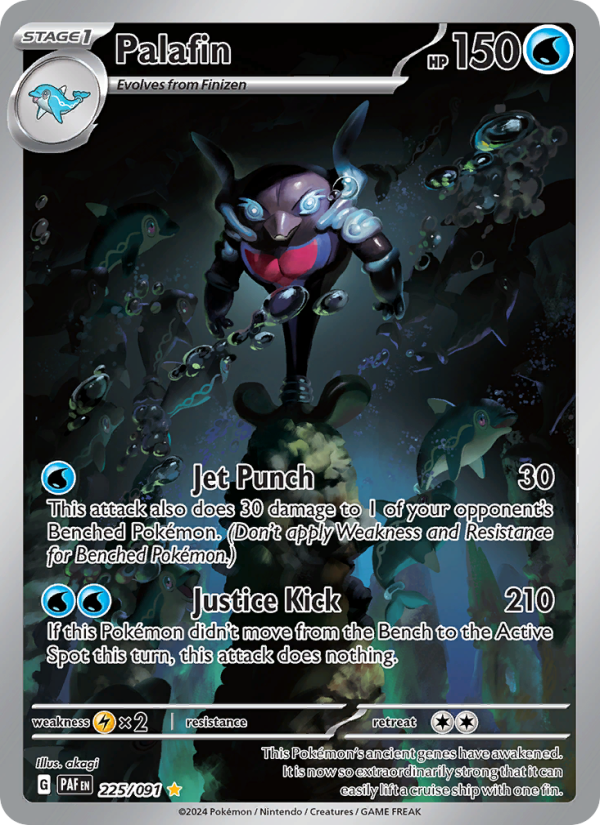 Palafin Illustration rare (225/91) Paldean Fates