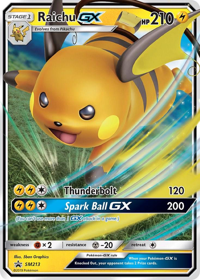 Raichu GX Promo (SM213/236)