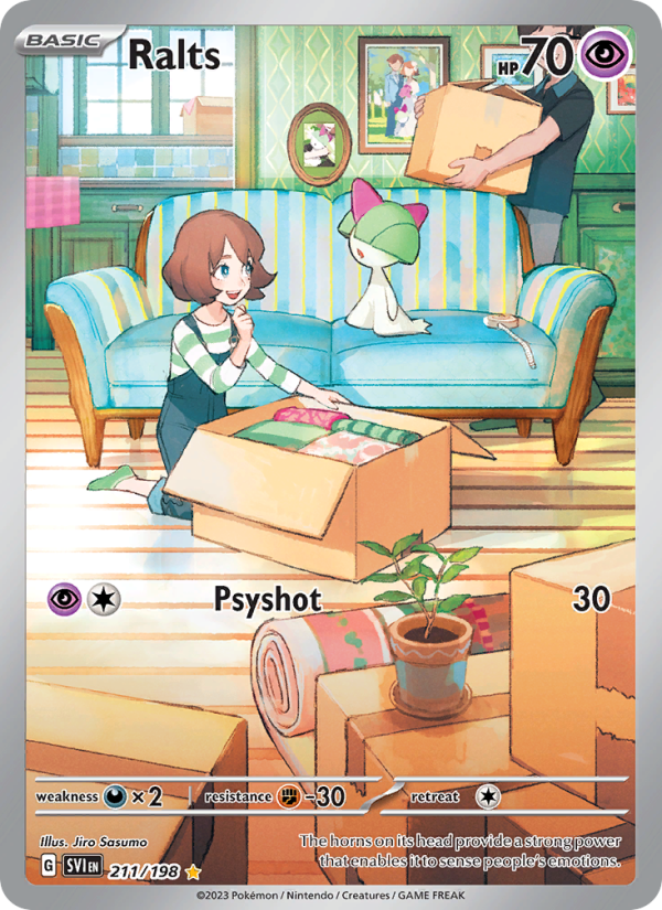 Ralts Illustration rare (211/198) sv01