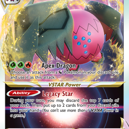 Regidrago VSTAR Holo Rare VSTAR (136/195) Silver Tempest