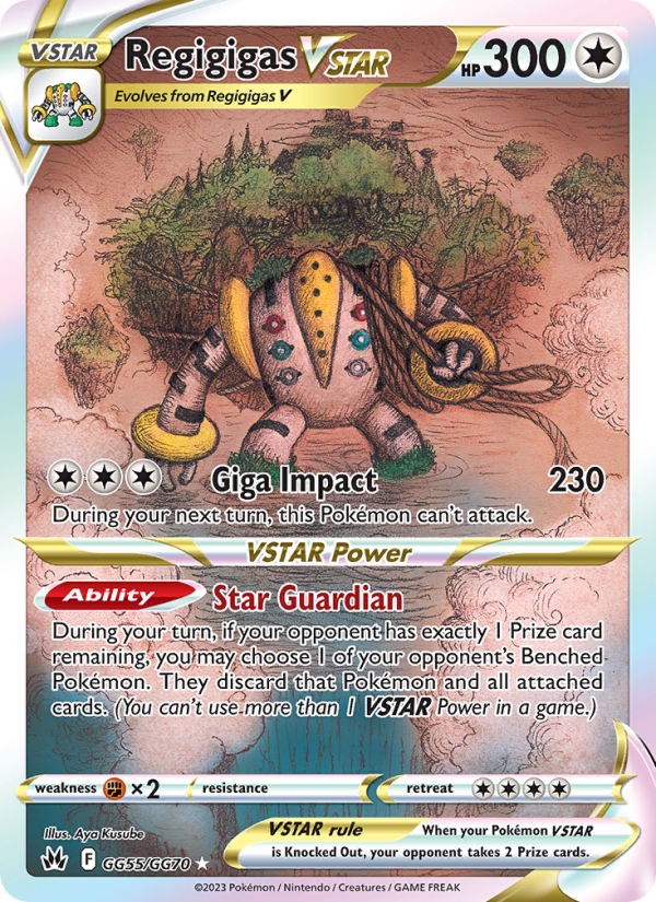 Regigigas VSTAR Ultra Rare (GG55/159) Crown Zenith