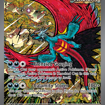 Roaring Moon ex Special illustration rare (162/131) Prismatic Evolutions