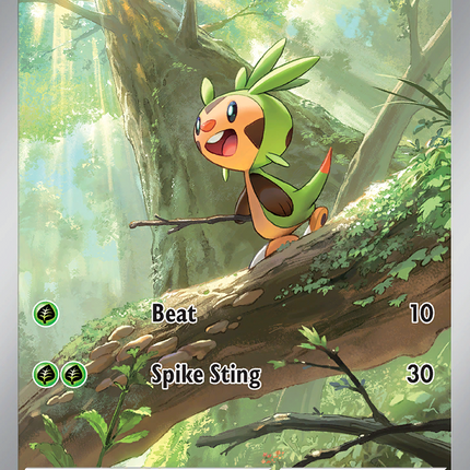 Chespin Illustration Rare (087/086) Chaos Rising