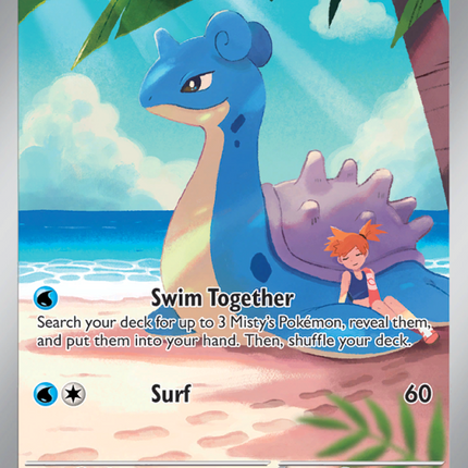 Misty's Lapras Illustration rare (194/182) Destined Rivals