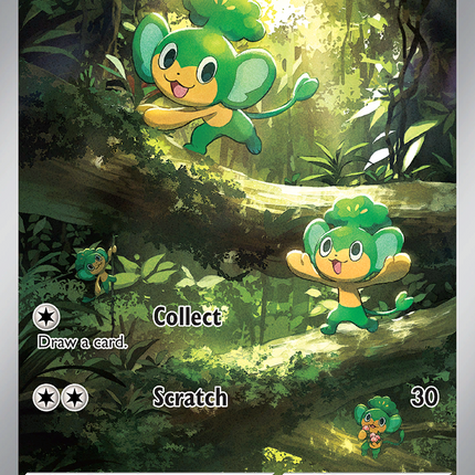 Pansage Illustration Rare (089/086) Black Bolt